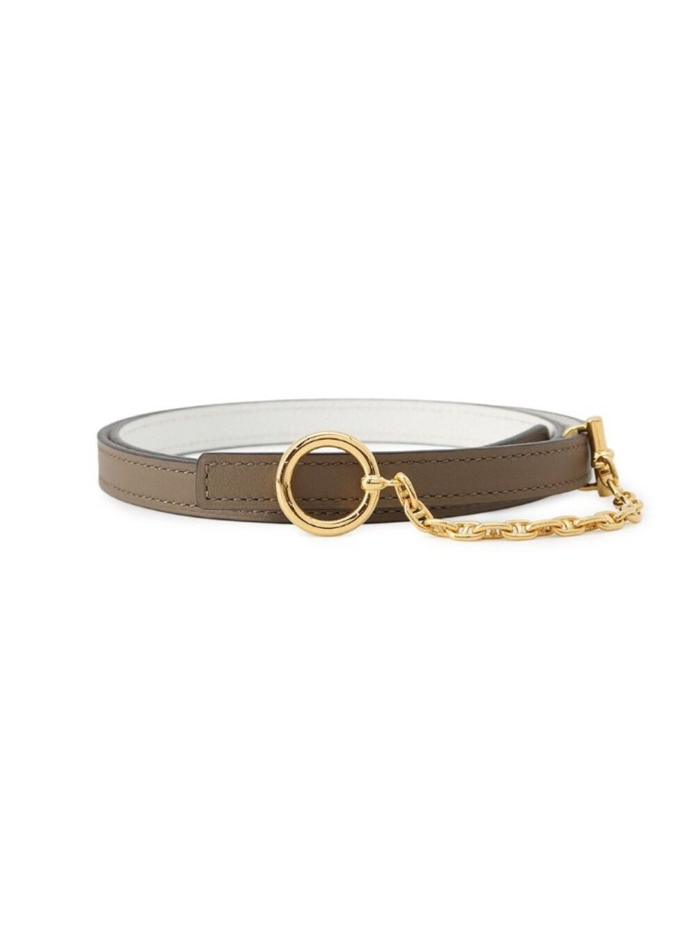 Hermes Belt Carrousel Beige Dweimar White Gold Swift Epsom Reversible